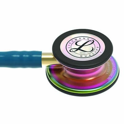 3M Littmann 5807 Classic III Stethoscope - Special Edition Rainbow Chestpiece; Caribbean Tube; Brass Stem And Headset