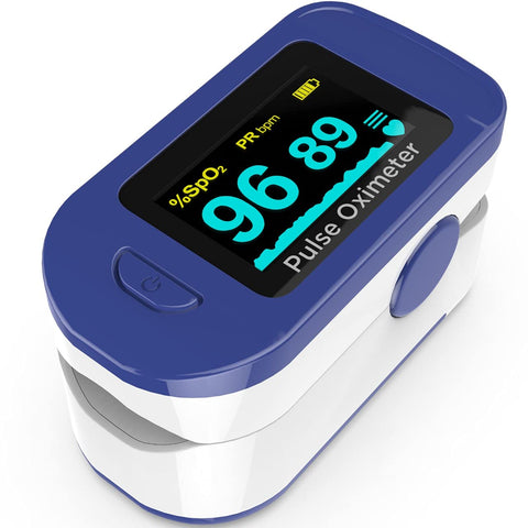 Finger Tip Pulse Oximeter measuring SpO2 and Pulse Rate suited for Adults