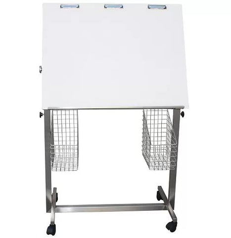 ICU Flow Chart Table with 2 Small Baskets