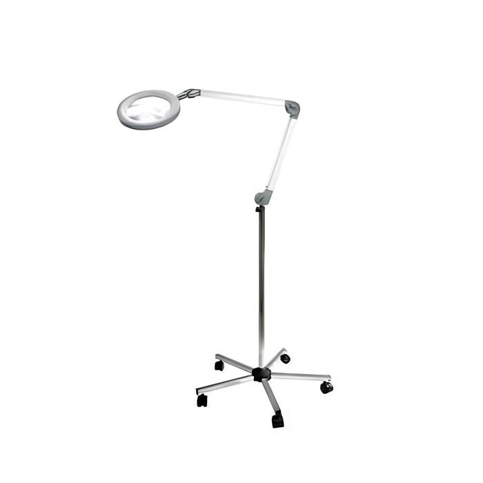 MLD LED Magnifier With-Stainless Steel Mobile Stand