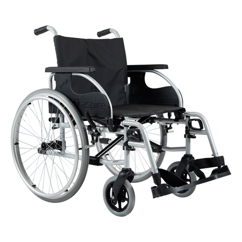 Aspire Assist 3 Folding Wheelchair - Ward Vinyl HD - 570mm