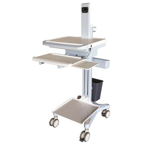 Mobile Workstation Trolley with printer shelf