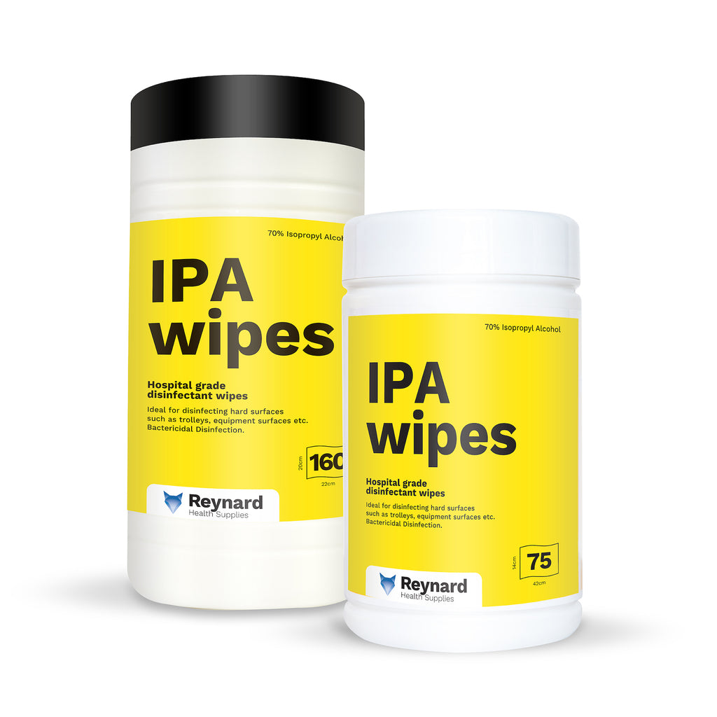 Reynard IPA Surface Disinfection Wipes 12 tub (160 wipes per tub)