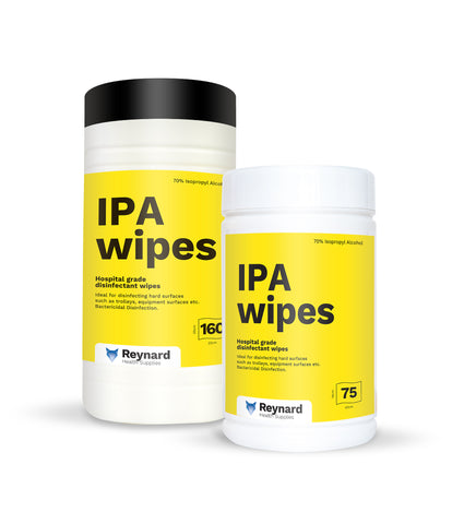 Reynard IPA Surface Disinfection Wipes 12 tub (160 wipes per tub)