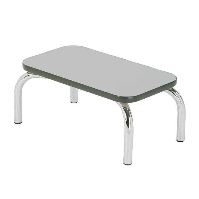 Step Up Stool Single Powder Coated Grey