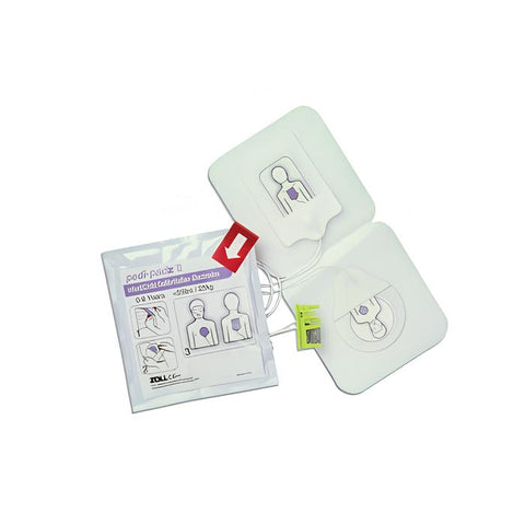 Zoll Pedi-Padz Paediatric Defibrillation Pads For Zoll AED Plus