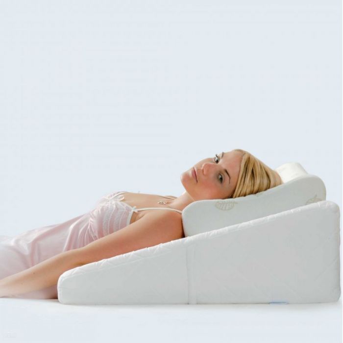 Therapeutic Pillow Contoured Memory Foam Bed Wedge